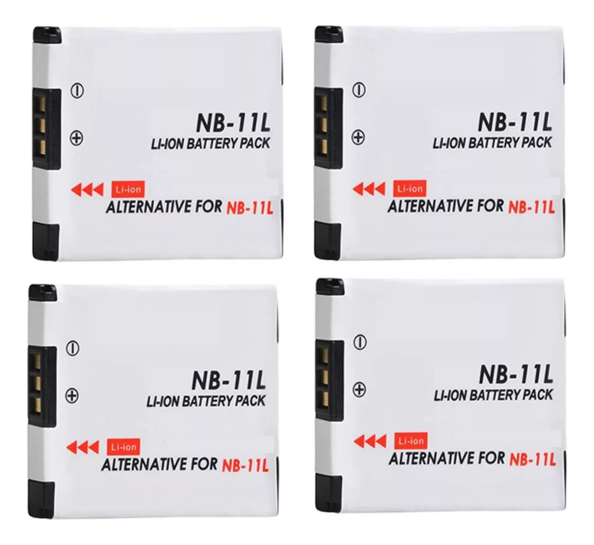 4 BATERÍAS NB-11L NB11L ALTERNATIVA CANON - 1