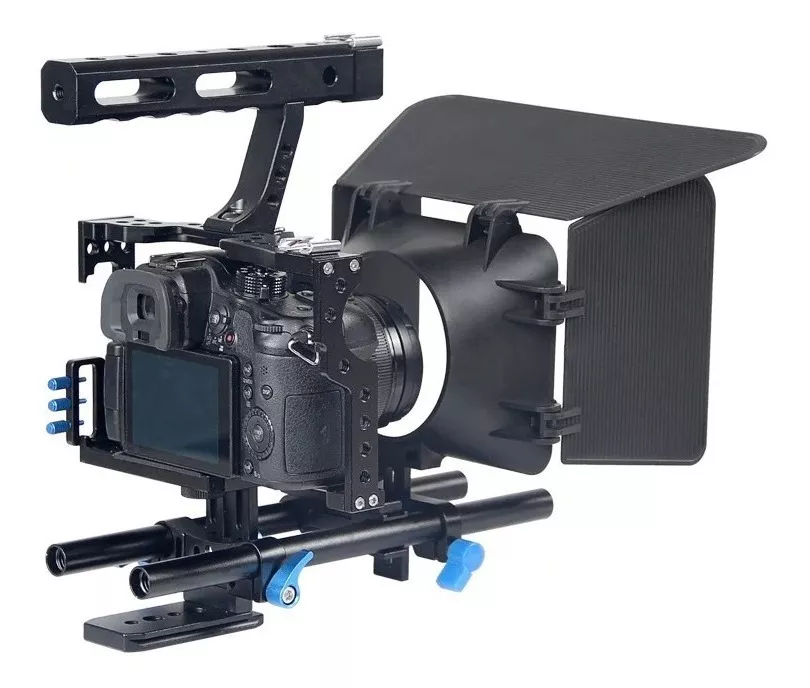 JAULA CAGE MATTE BOX PARA SONY A7 A7II A7III A6000 A6500 ETC - 2