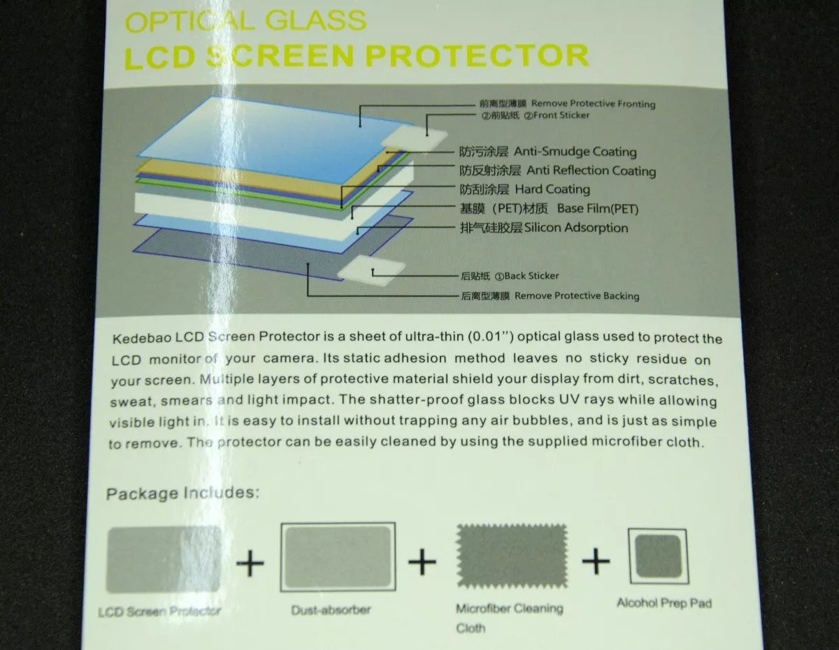 PROTECTOR PANTALLA VIDRIO TEMPLANO PARA NIKON D5300 - 4
