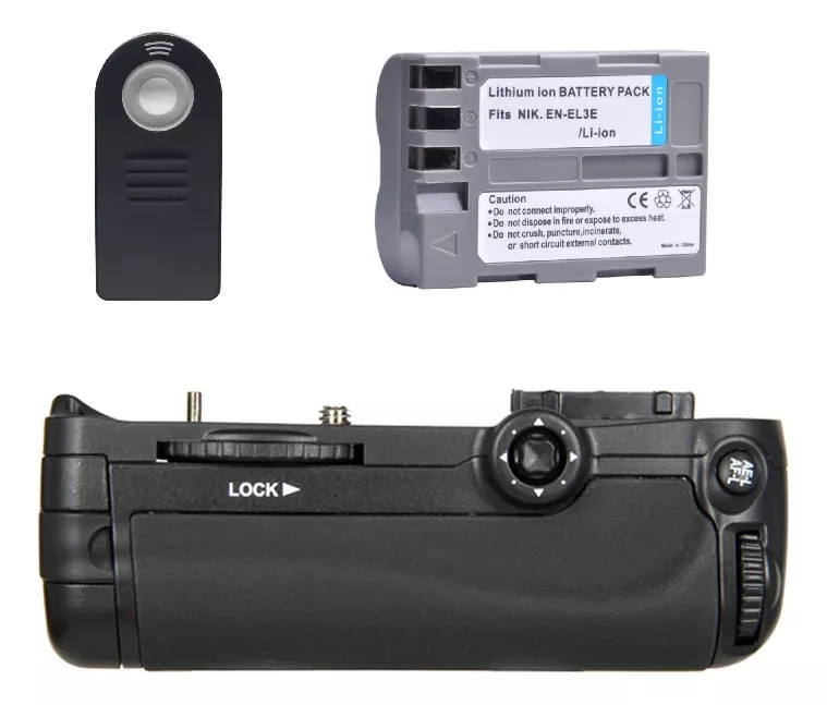 BATTERY GRIP NIKON D300 D300S D700 + BATERÍA + CONTROL REMOT - 1