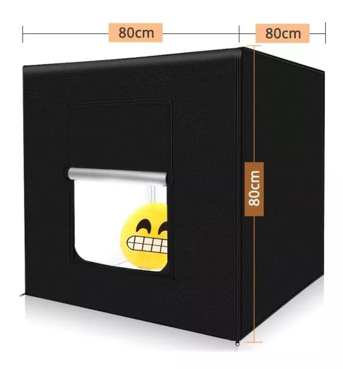 ESTUDIO FOTOGRÁFICO 80CMS CON TRES FONDOS Y LUZ INTEGRADA - 2