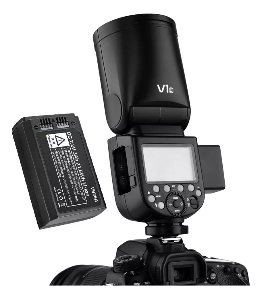 BATERÍA ALTERNATIVA GODOX VB26A FLASH V1 V860III V850 - 5