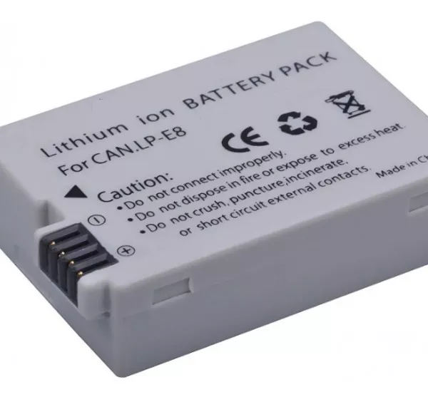4 BATERÍA LP-E8 + CARGADOR CANON T2I T3I T4I T5I ALTERNATIVO - 4
