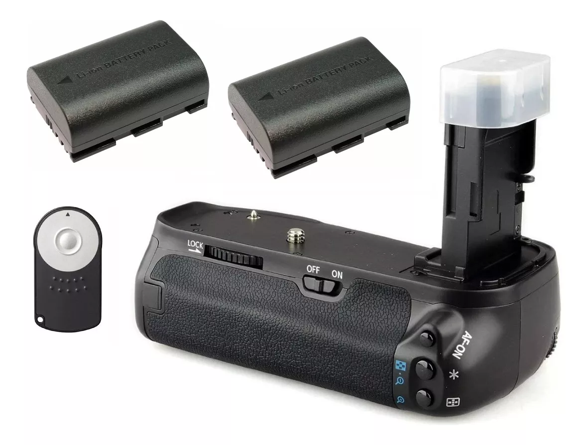 BATTERY GRIP CANON 5D MARK IV ALTERNATIVO + 2BATERÍAS + CTRL - 1