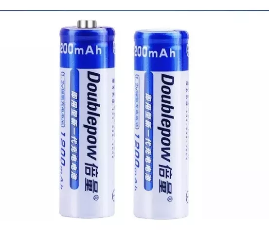 KIT CARGADOR +4 PILAS AA RECARGABLES + ESTUCHE - 2