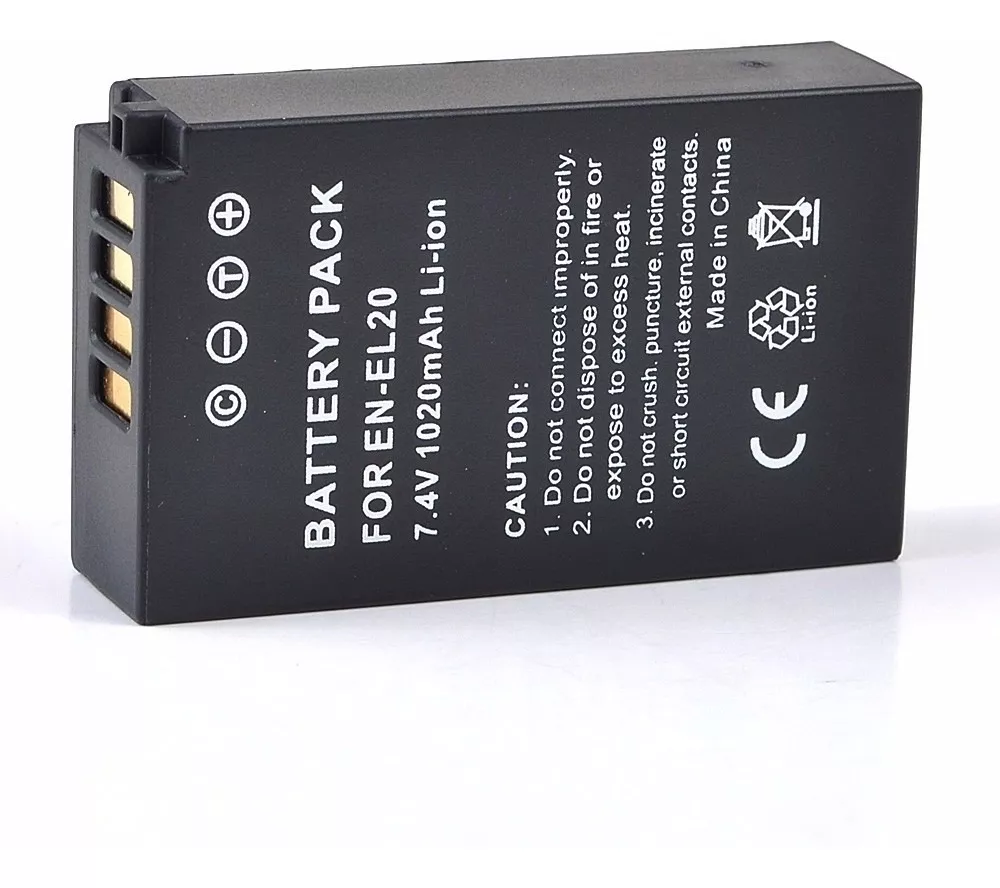 BATERÍA ALTERNATIVA EN-EL20 NIKON 1 J1 J2 J3 - 1