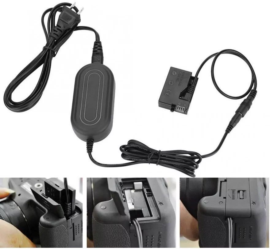 ADAPTADOR ACK-E8 LP-E8 CANON ALTERNATIVO T2I T3I T4I T5I - 2