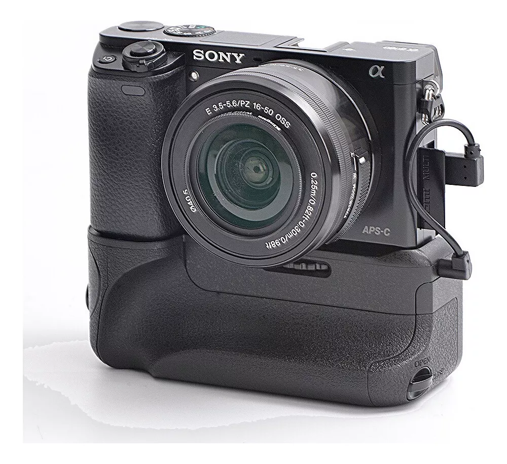 BATTERY GRIP SONY A6000 A6100 A6300 A6400 ALTERNATIVO - 3