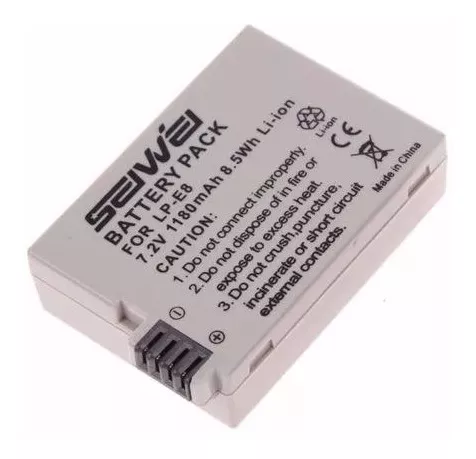 CARGADOR LCE8 + BATERIA LPE8 CANON T2I T3I T4I T5I - 3