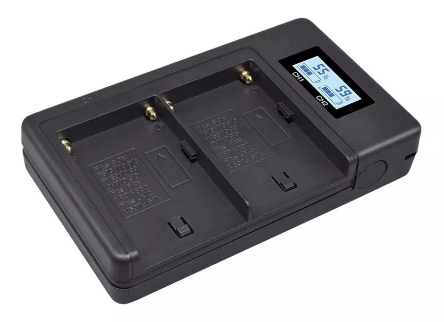 CARGADOR BC-VM10 DOBLE SONY NP-FM500H NP-F550 NP-F970 - 1