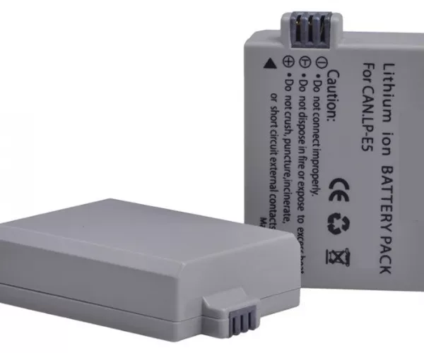 3 BATERÍAS LP-E5 ALTERNATIVA CANON T1I XS XSI - 2