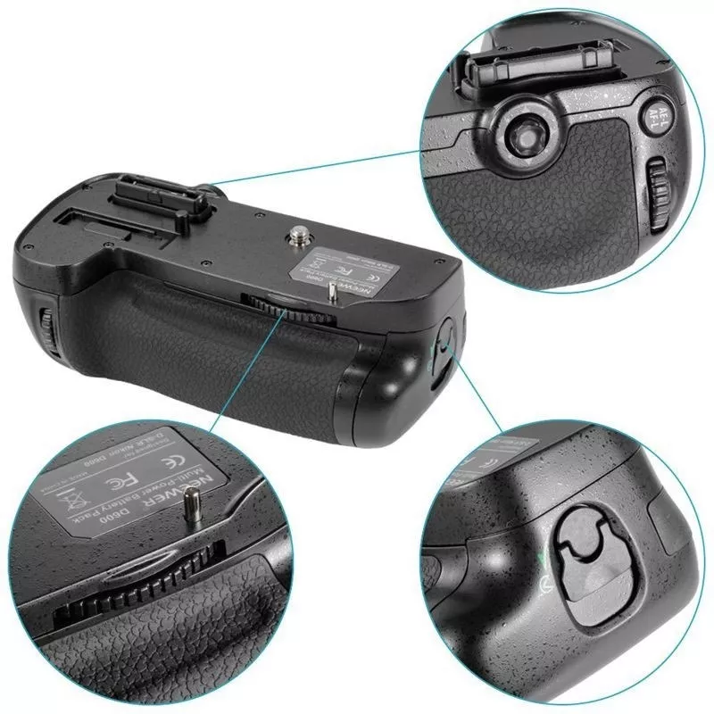BATTERY GRIP NIKON D600 D610 + BATERÍA + CONTROL REMOTO ALTE - 2