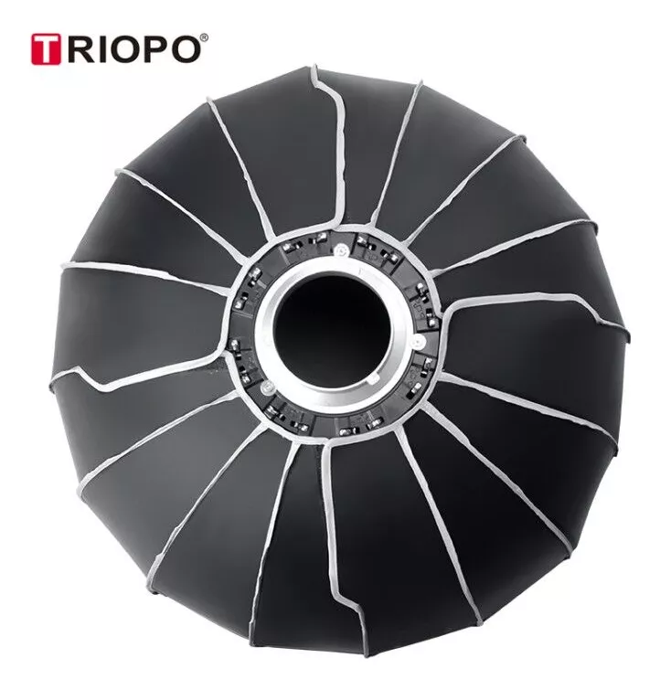 SOFTBOX PARABOLICO TRIOPO 120CM KP2-120 + GRILLA BOWENS - 3