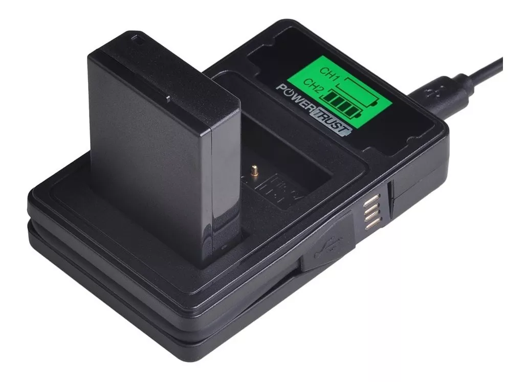 KIT CARGADOR DOBLE+ 2 BATERÍAS LP-E10 CANON T3 T5 T6 T7 T100 - 3