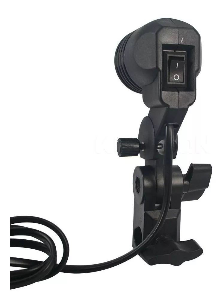 ZOQUETE PARA AMPOLLETA Y PARAGUAS DE ESTUDIO FOTOGRÁFICO - 2