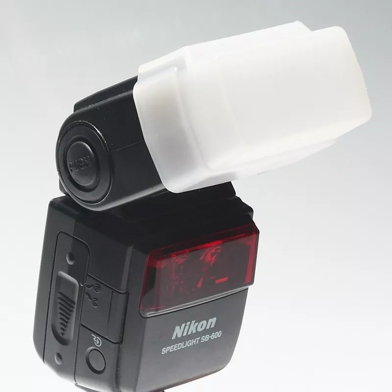 DIFUSOR FLASH NIKON SB-600 SB800 YONGNUO 468, 467, 465, 462 - 1