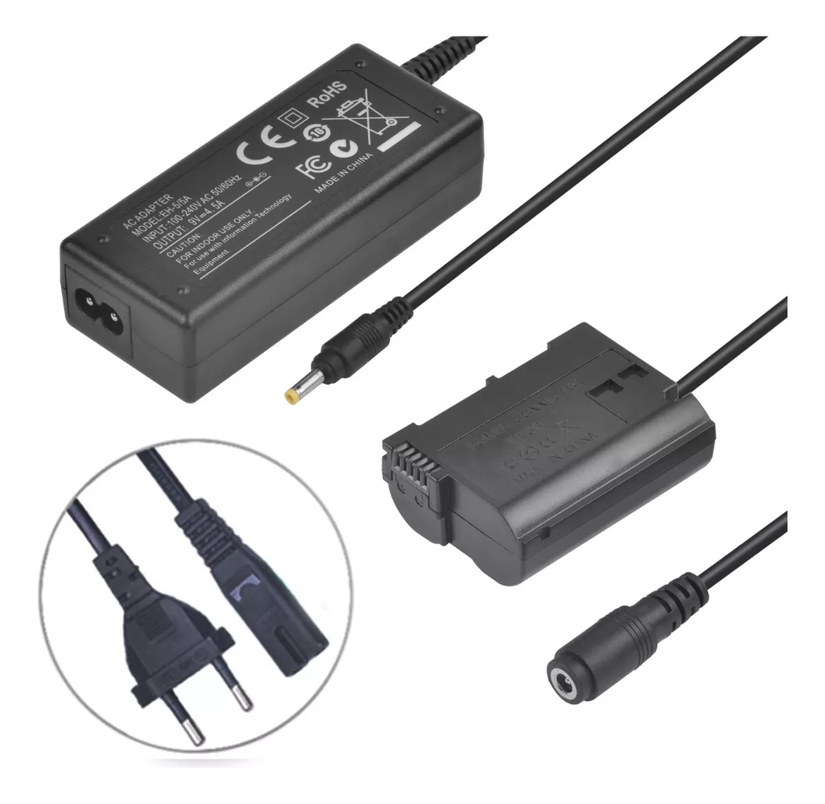 ADAPTADOR EH+EP-5B BATERÍA EN-EL15 NIKON D7000 D7100 D800 - 1