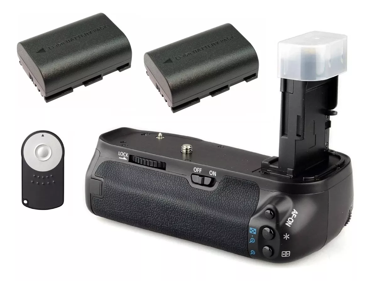 BATTERY GRIP CANON 5D MARK III + 2 BATERÍAS + CONTROL REMOTO - 1