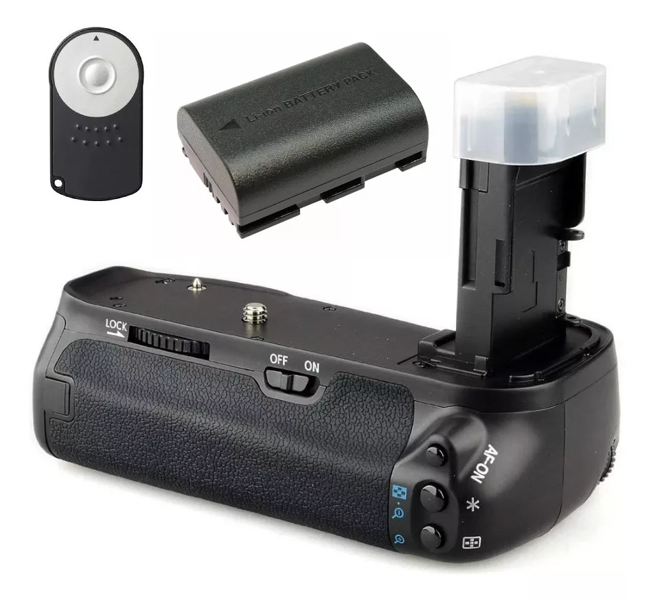 BATTERY GRIP CANON 5D MARK IV ALTERNATIVO + BATERÍA + CONTRO - 1