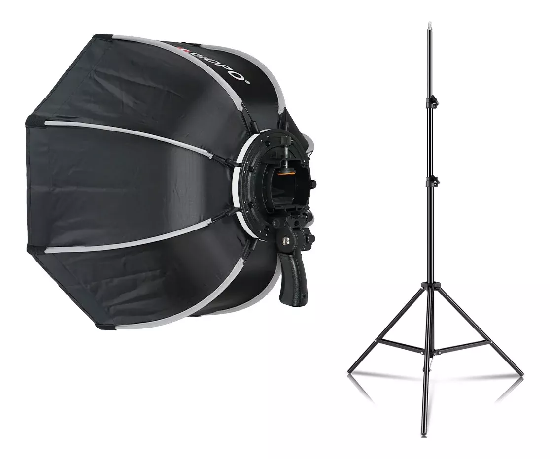 SOFTBOX OCTAGONAL TRIOPO 120CM KS2-120 + ATRIL - 1