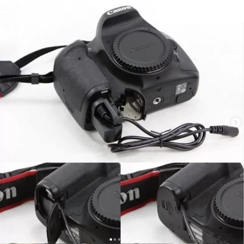 ADAPTADOR ACK-E10 LP-E10 CANON ALTERNATIVO T3 T5 T6 T7 - 2