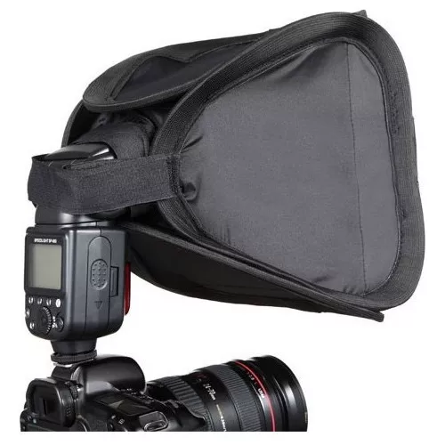 DIFUSOR SOFTBOX 23X23 CMS FLASH NIKON CANON SONY - 3