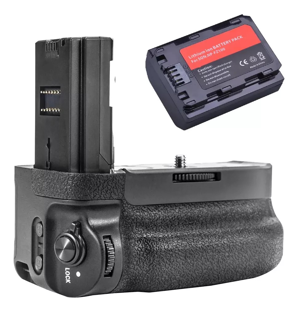 BATTERY GRIP SONY A7III A9 A7RIII + BATERÍA ALTERNATIVA - 1
