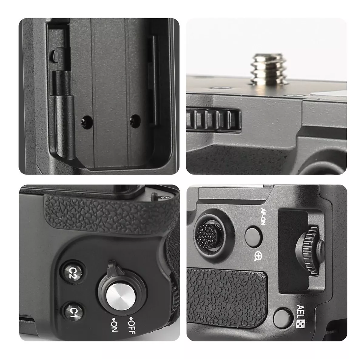 BATTERY GRIP SONY A7IV A7RIV A9II ALTENATIVO + BATERÍA - 3