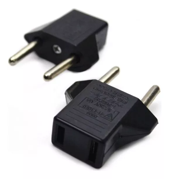 20 ADAPTADORES ENCHUFE DE AMERICANO A CHILENO - 2
