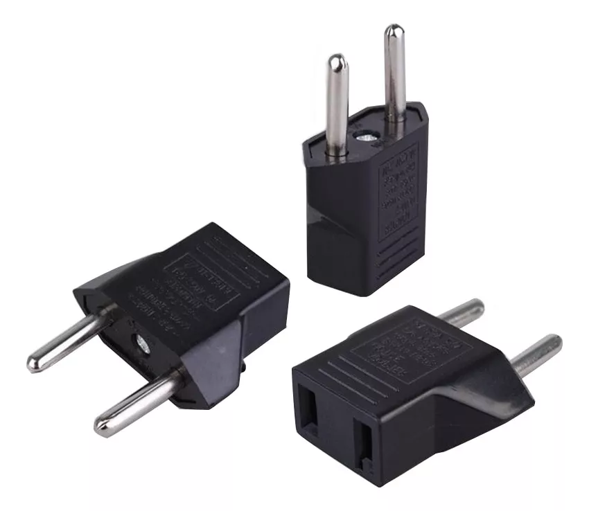 20 ADAPTADORES ENCHUFE DE AMERICANO A CHILENO - 3