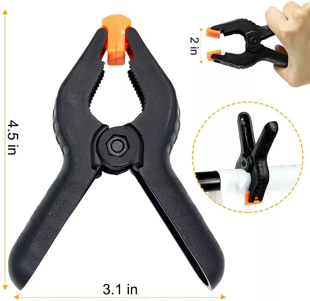 PORTATELÓN PARA FONDO FOTOGRÁFICO 2 X 3 METROS +BOLSO +PINZA - 5