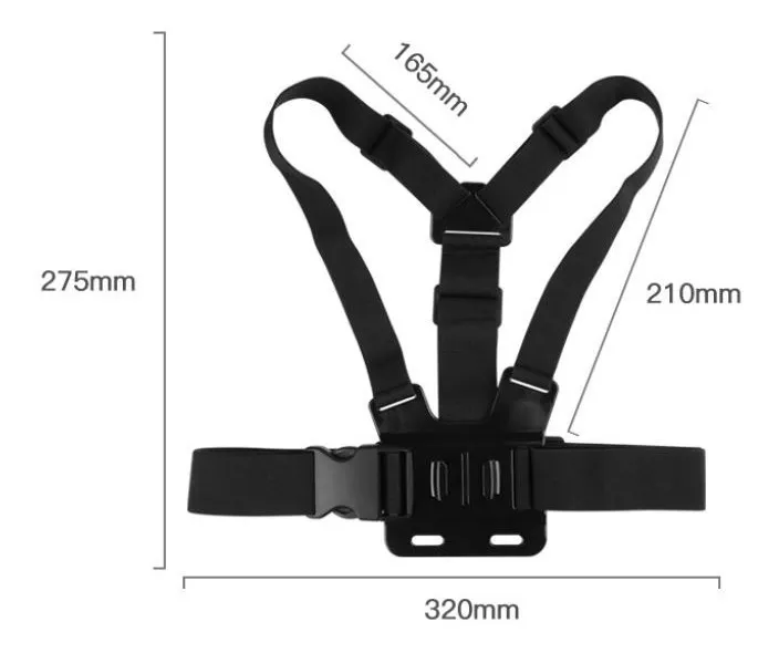 PECHERA PARA GOPRO 3 4 5 6 7 SESSION HERO 2018 - 2