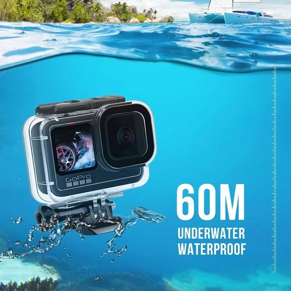KIT CARCASA GOPRO 8 + MONÓPODO SUMERGIBLE ALTERNATIVOS - 2