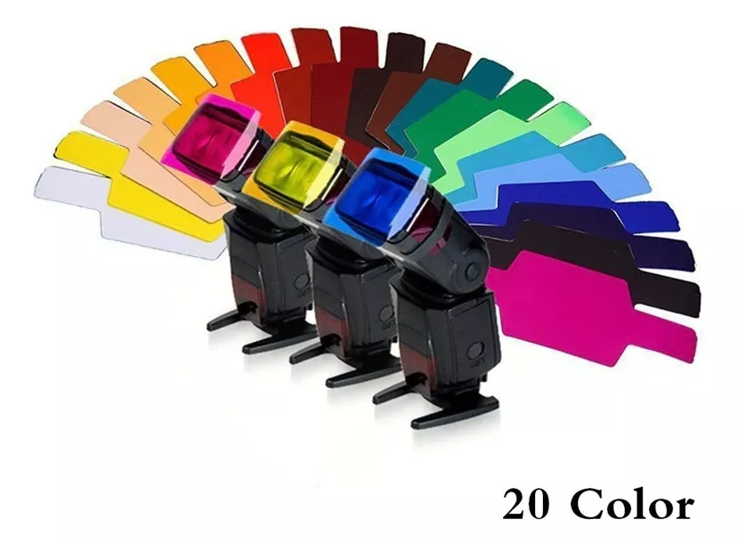 DIFUSOR GELES 20 COLORES FLASH SPEEDLITE - 1