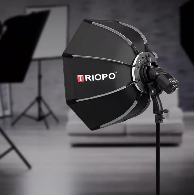 SOFTBOX PORTATIL TRIOPO 90CMS PARA FLASH SPEEDLITE - 2