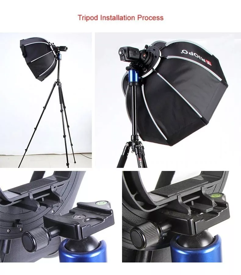 SOFTBOX PORTATIL TRIOPO 90CMS PARA FLASH SPEEDLITE - 5