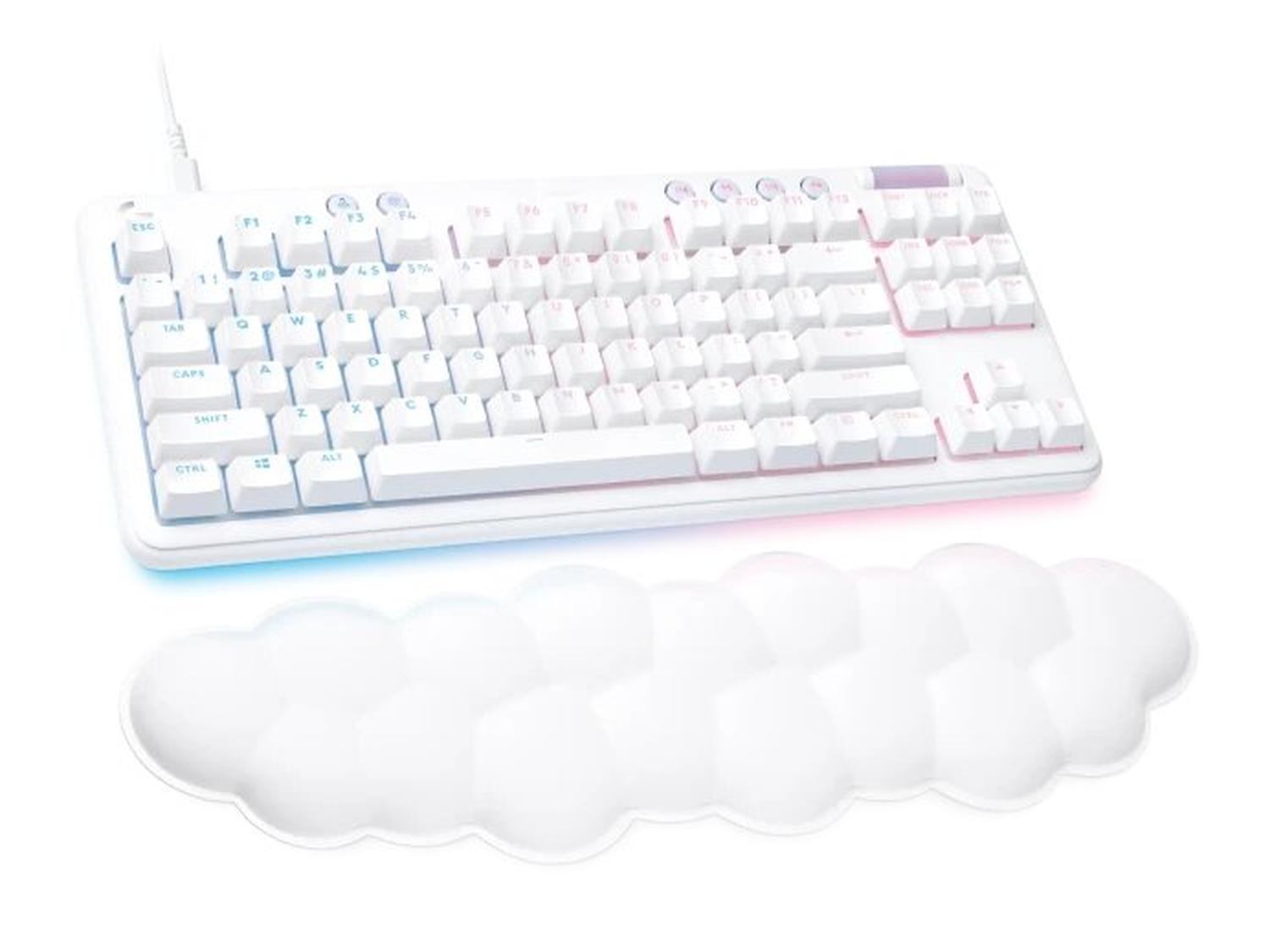 KEYBOARD LOGITECH G713 AURORA COLLECTION WIRED TACTILE GAMING WHITE - 1