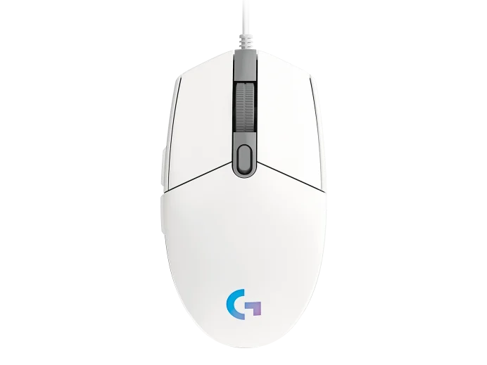 MOUSE LOGITECH G 203 WAVE WHITE G203 LIGHTSYNC~910-005791
