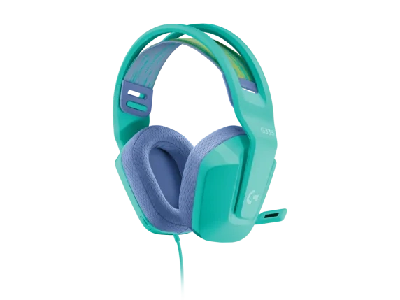 HEADSET LOGITECH GAMING G335 WIRED MINT - 2