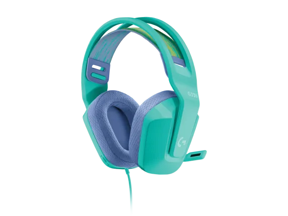 HEADSET LOGITECH GAMING G335 WIRED MINT - 2