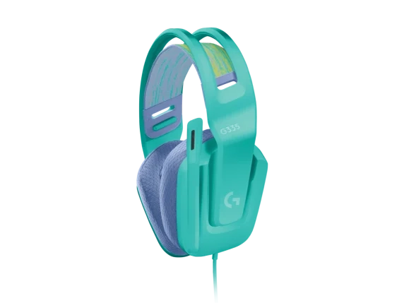 HEADSET LOGITECH GAMING G335 WIRED MINT - 3