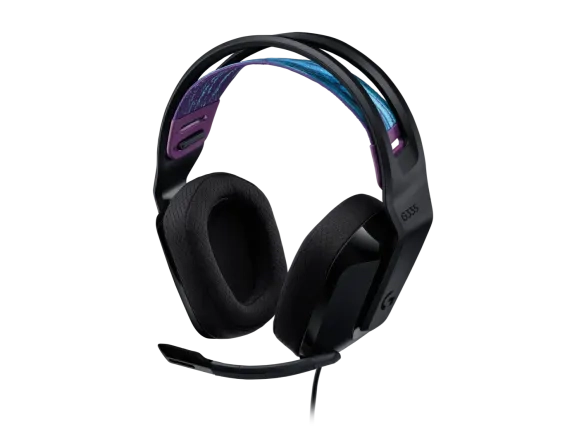 HEADSET LOGITECH GAMING G335 WIRED BLACK - 1