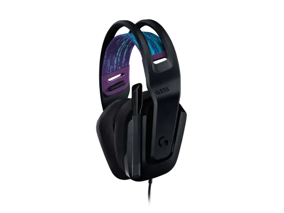 HEADSET LOGITECH GAMING G335 WIRED BLACK - 2