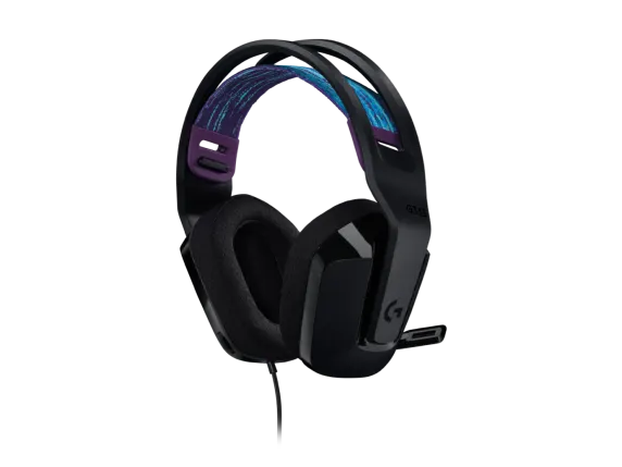 HEADSET LOGITECH GAMING G335 WIRED BLACK - 3