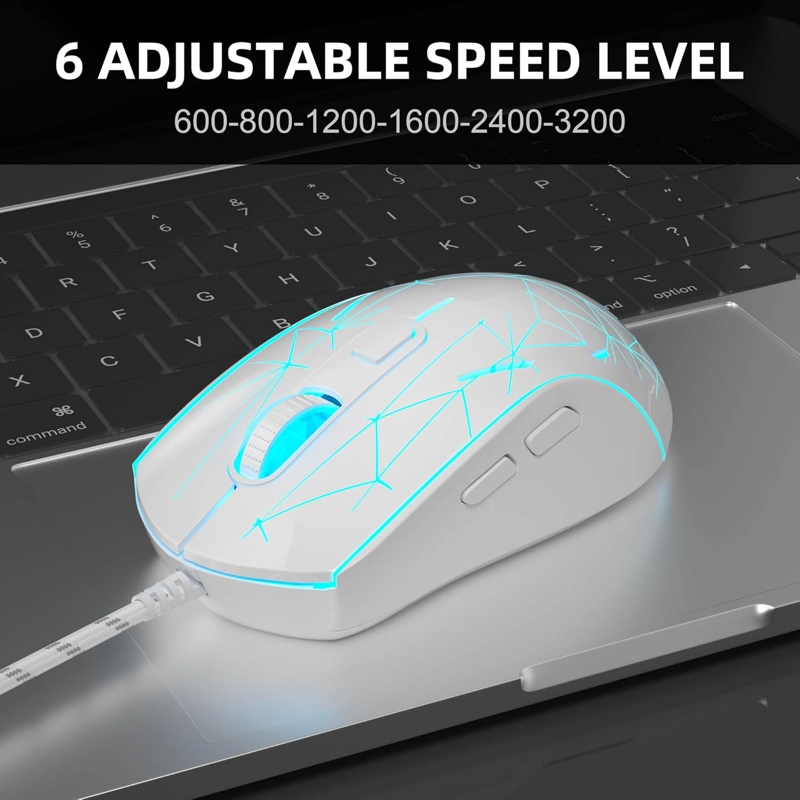 MAGEGEE MOUSE G6 BLANCO - 2