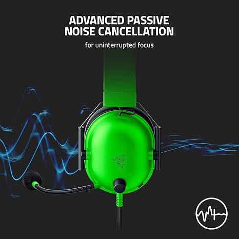 RAZER BLACKSHARK V2 X WIRED GAMING HEADSET GREEN - 2