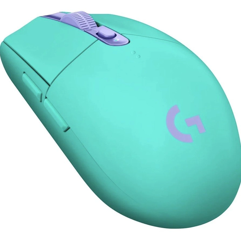 MOUSE LOGITECH G305 WIRELESS LIGHTSPEED MINT HERO SENSOR - 1