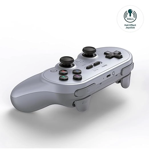 8BITDO PRO 2 BLUETOOTH GAMEPAD - HALL EDITION/ GRAY - 3