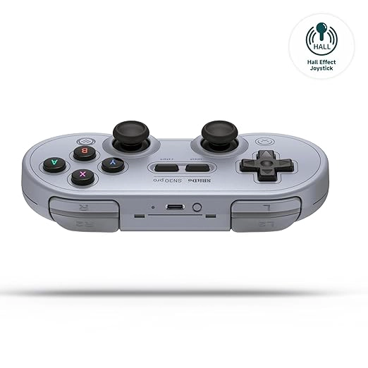 8BITDO GAMEPAD BLUETOOTH SN30 PRO - HALL EDITION/ GRAY - 2
