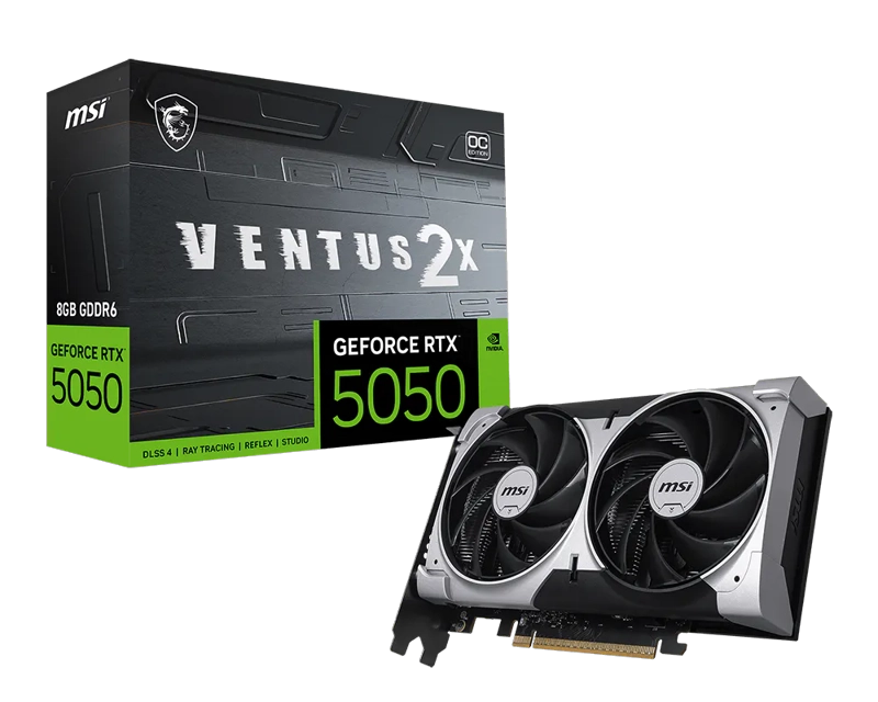 MSI GEFORCE RTX 5050 8G VENTUS 2X OC - 1